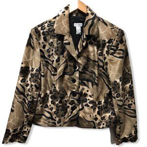 {Allison Taylor} Vintage Tiger Print Fur Coat